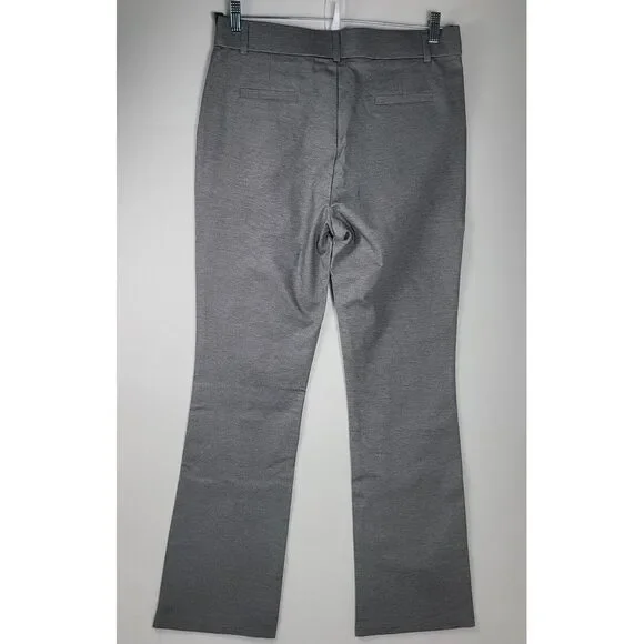 IChosy Women's Casual Dress Pants High Waist Pull Up Size 12 Gray Barely Bootcut - Picture 3 of 10